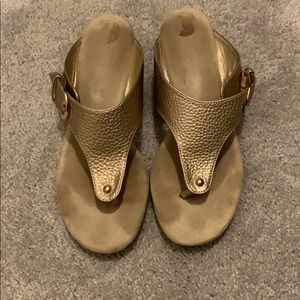 Gold sandals